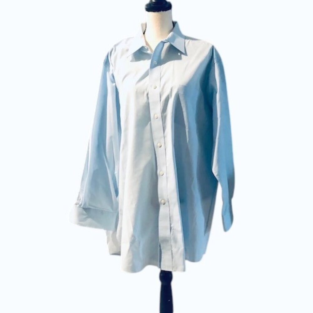 David Taylor Dress Button Up Collared Shirt 17 ½”